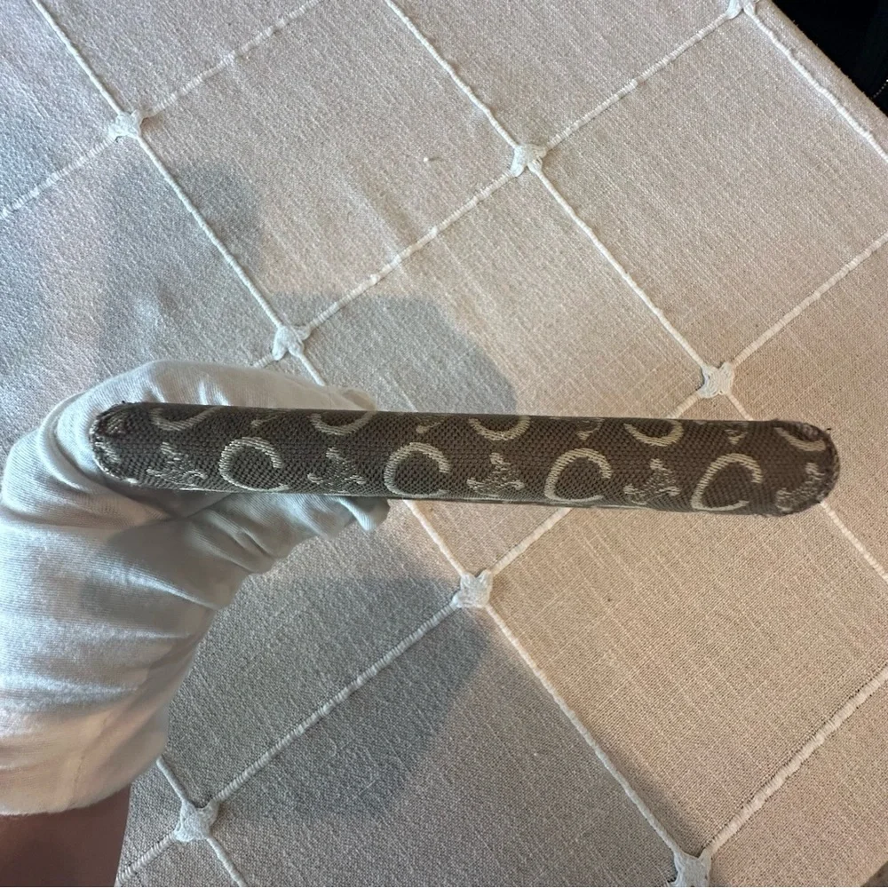 Celine | Green Vintage Classic Print Canvas Trifold Wallet - Picture 12 of 12